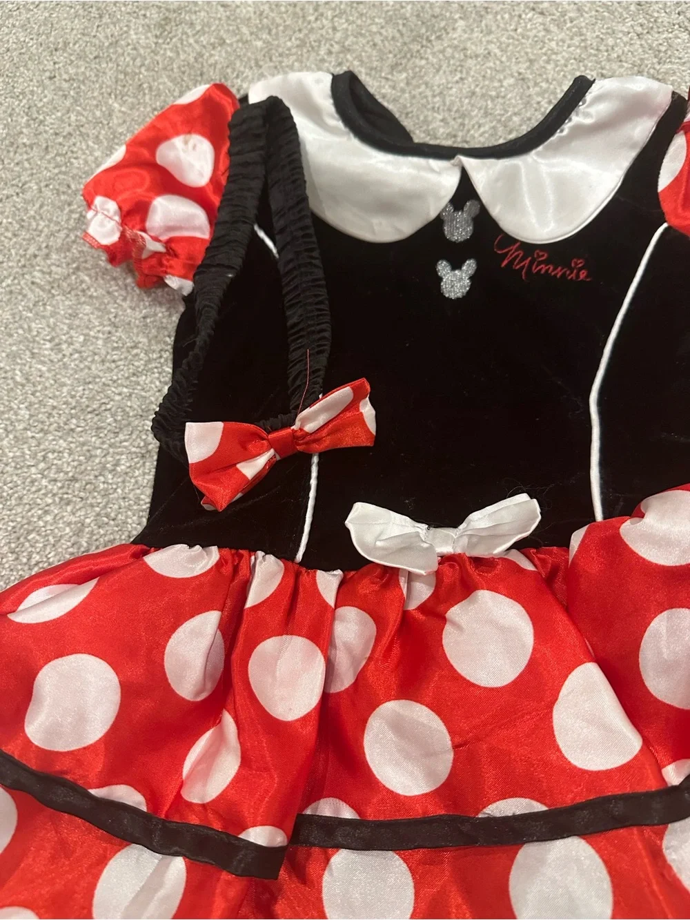 Disney Red & White Polka Dot Minnie Mouse Dress Costume